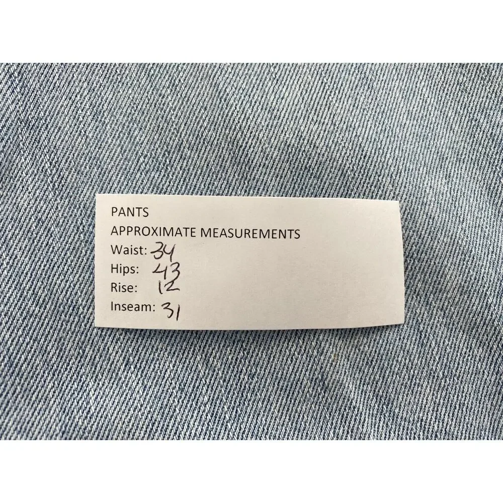 Levis‎ 550 Relaxed Fit Jeans Mens 36x32 Fits Like 34x31 Light Wash Vintage Worn